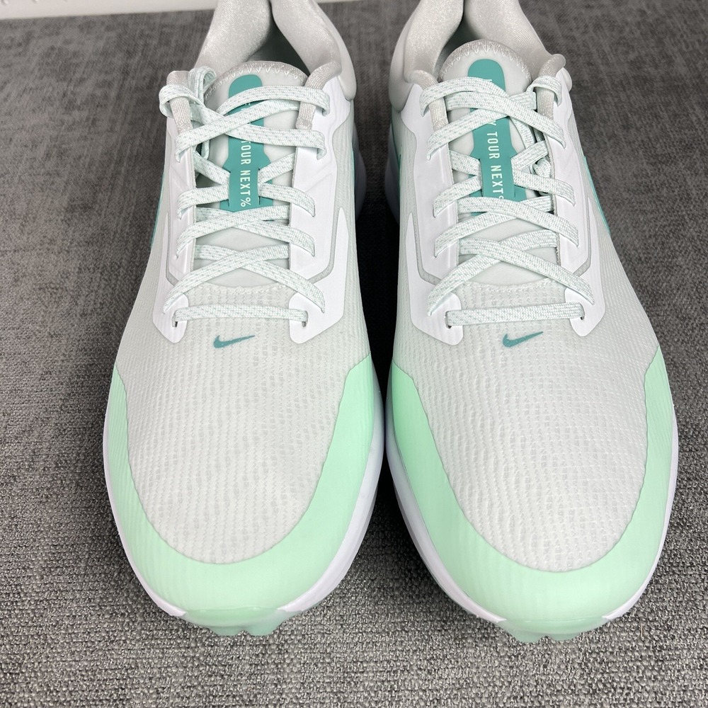 Nike Air Zoom Infinity Tour Next% White Mint Golf Shoes DC5221-143 Size 8.5 - Picture 5 of 9